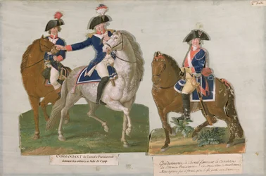 Army Commander and an Officer of the Mounted Police